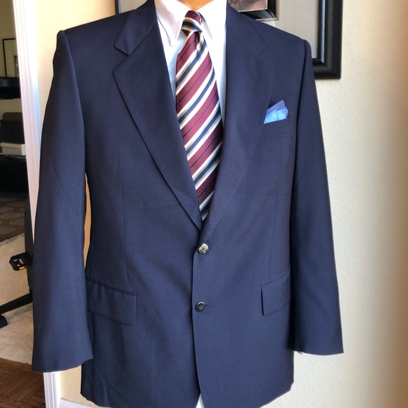 Antonio Baldan Italian Wool 2 Button Blazer Size 40R - Picture 3 of 15